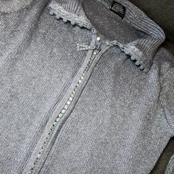 Crystal zipper sweater - Picture 7 of 11